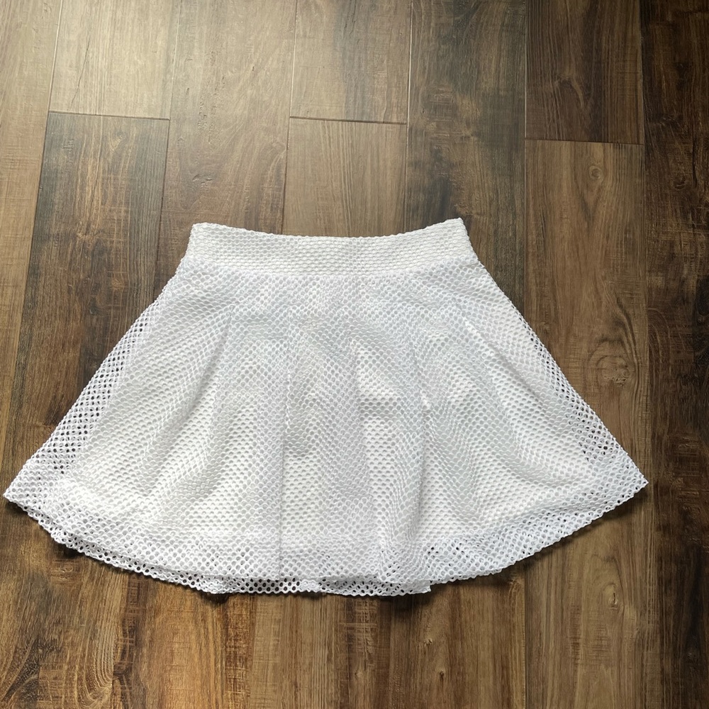 Banana Republic White Skirt